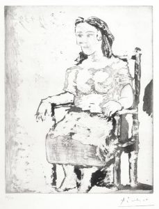 Pablo Picasso. Mujer en sillón, Dora Maar.