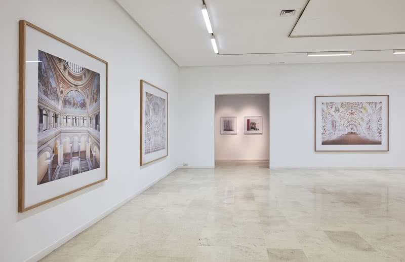 Candida Höfer en la Galería Helga de Alvear. 2016.