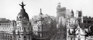 Obras del nuevo edificio de Telefónica en la Gran Vía.