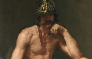 Diego Rodríguez de Silva y Velázquez. Marte (detalle). Hacia 1638. Museo Nacional del Prado.