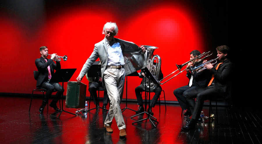 Albert Boadella en su acto de despedida de los Teatros del Canal.