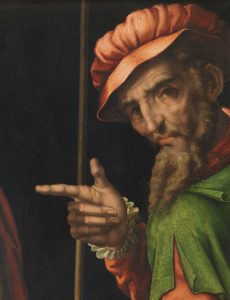 Luis de Morales. Cristo presentado al pueblo, c. 1570. Museo de la Real Academia de Bellas Artes de San Fernando, Madrid.