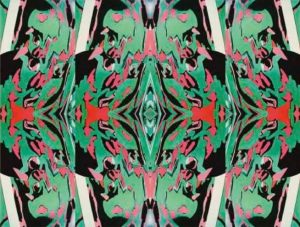 Luis Gordillo. Budismo tecnológico B, 2005-06.