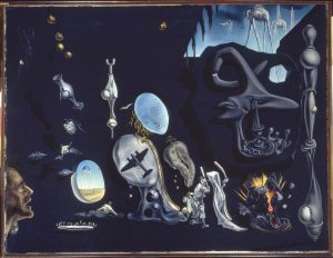 Salvador Dalí. Uranium and Atomica Melancholica Idyll (Idilio atómico y uránico melancólico). 1945. Museo Nacional Centro de Arte Reina Sofía.