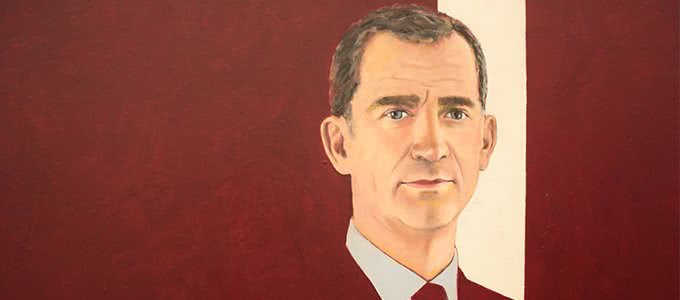Rafael Canogar. Felipe VI.