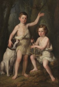 Antonio María Esquivel y Suárez de Urbina. Raimundo Roberto y Fernando José, hijos de S.A.R. la infanta Josefa Fernanda de Borbón, 1855. Adquirido en 2015.