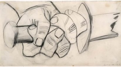 Pablo Picasso. Mano con espada rota. Dibujo preparatorio para “Guernica”, 1937. Museo Nacional Centro de Arte Reina Sofía, Madrid.