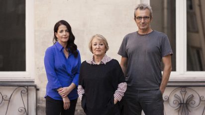 Terna Presidencial de la Academia de Cine 2016: Yvonne Blake, Mariano Barroso & Nora Navas © Academia de Cine/ Enrique Cidoncha.