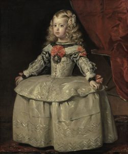 Infanta Margarita de blanco. 1656. Diego Velázquez. Museo de Historia del Arte de Viena.