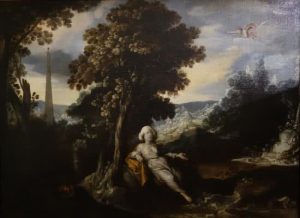 Antonio de Castillo. Agar e Ismael.