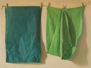 Claudio Bravo. Conversación en verde, 2010.