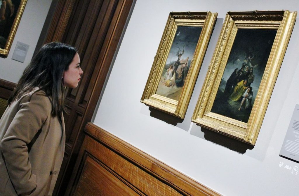 Nueva iluminación LED, en la sala 13 del Museo Lázaro Galdiano. Foto: Sonia Aguilera.