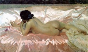 Joaquín Sorolla. Desnudo de mujer, 1902. Colección particular.