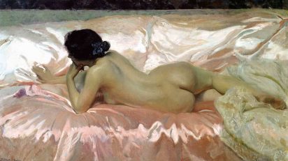 Joaquín Sorolla. Desnudo de mujer, 1902. Colección particular.