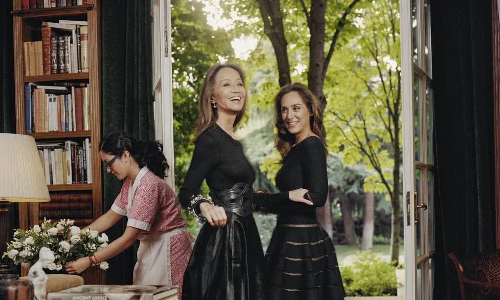 Jonathan Becker. Isabel Preysler and Tamara Falcó. Madrid, 13 October 2010.