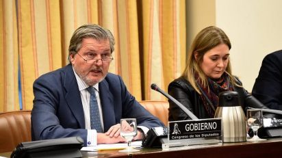Íñigo Méndez de Vigo en su comparecencia en la Comisión de Cultura del Congreso de los Diputados.