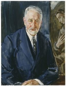 Maurice Fromkes, Retrato de Manuel B. Cossío, [1925-1930]. Óleo sobre lienzo, 74 x 56 cm. Museo Nacional del Prado, Madrid.