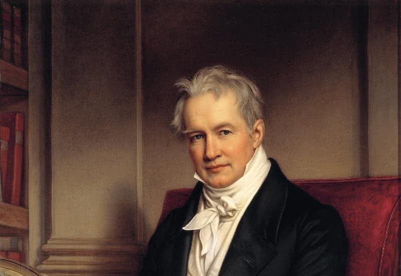 Joseph Karl Stieler, Retrato de Alexander von Humboldt, 1843.