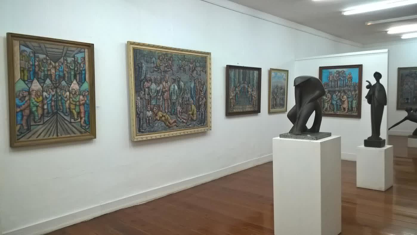 Exposición Manuel Pesqueira. Terra e vangarda. Galería José Lorenzo.