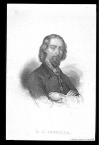 Retrato de José Zorrilla.