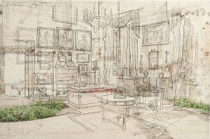 Mar Hernández, La casa di Mario Praz, 2015. White Noise Gallery.