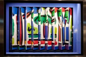 'Nuevas imágenes'. Exposición en los escaparates de El Corte Inglés de Preciados.