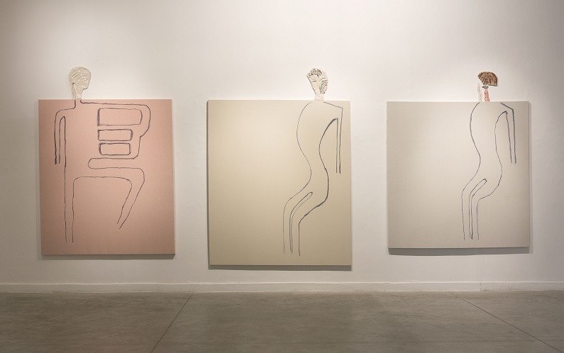 Juan Tessi. Coreo (Tríptico), 2015. Colección Alec Oxenford, Buenos Aires.