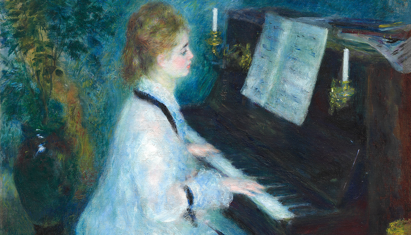 Mujer al piano, 1875-1876. Óleo sobre lienzo. 93 × 74 cm. The Art Institute of Chicago. Colección Mr. y Mrs. Martin A. Ryerson.