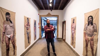 Dailos Ruiz (Fuerteventura, 1989) en la primera exposición del proyecto 'Espacio CV' del CAAM.