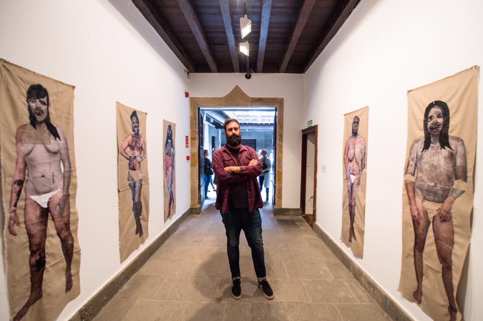 Dailos Ruiz (Fuerteventura, 1989) en la primera exposición del proyecto 'Espacio CV' del CAAM.