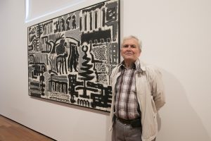 Francisco Sánchez en la exposición 'Renovación y utopía'.