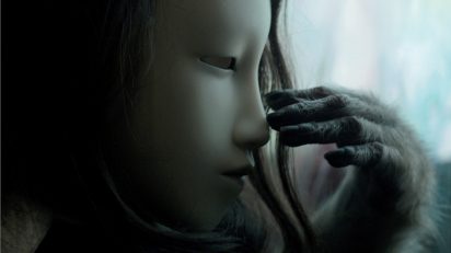 Pierre Huyghe, (Sin título) Máscara humana [(Untitled) Human Mask, 2014]. Cortesía del artista; Hauser & Wirth, Londres; y Anna Lena Films, París. © Pierre Huyghe, VEGAP, 2017.