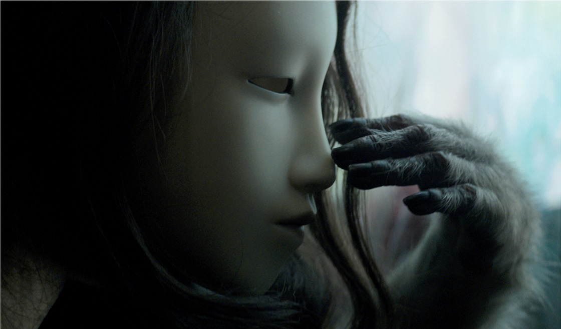 Pierre Huyghe, (Sin título) Máscara humana [(Untitled) Human Mask, 2014]. Cortesía del artista; Hauser & Wirth, Londres; y Anna Lena Films, París. © Pierre Huyghe, VEGAP, 2017.