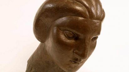 Picasso. Cabeza de mujer (Marie-Thérèse). 1931. Bronce 41,3 cm. Col·lecció particular.