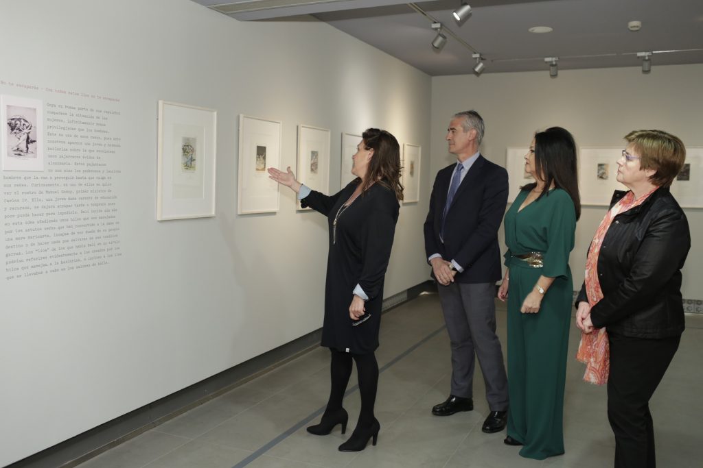 Exposición 'Los caprichos de Goya de Dalí'.