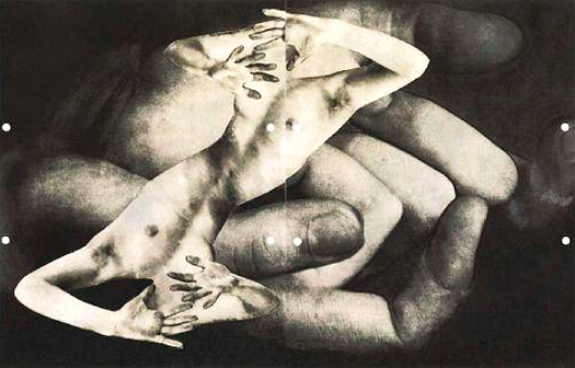 Karel Teige, S. t., 1943. Fotocollage.