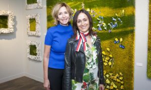 María Porto, directora del Espacio de las Artes, y Olga Andrino. Foto: El Corte Inglés.