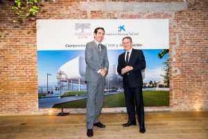 El presidente de la Fundación Botín, Javier Botín, y el director general de la Fundación Bancaria “la Caixa”, Jaume Giró.