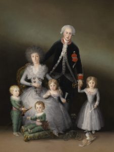 Francisco de Goya. Los duques de Osuna y sus hijos.