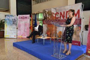 Antonio Moral, director del CNDM, junto a Montserrat Iglesias, directora general del INAEM.