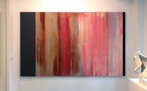 Germinal. 2017. 150 x 210 cm. Óleo sobre tela Rafael Canogar. El espacio de la pintura.