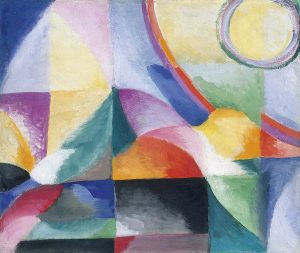 Sonia Delaunay, Contrastes simultáneos, 1913.