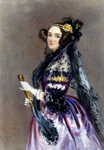 Ada, condesa de Lovelace, 1840.