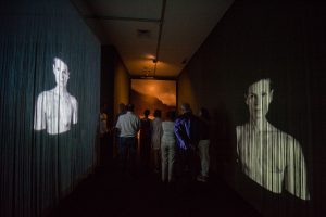 Presentación a los medios de comunicación de la exposición de Teresa Correa 'Hablando de pájaros y flores'. Sala San Antonio Abad-CAAM. Las Palmas de Gran Canaria, 18 de octubre de 2017.