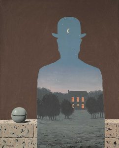 René Magritte, L'heureux donateur, 1966, Musée Communal d'Ixelles © 2017, Charly Herscovici c/o SABAM.