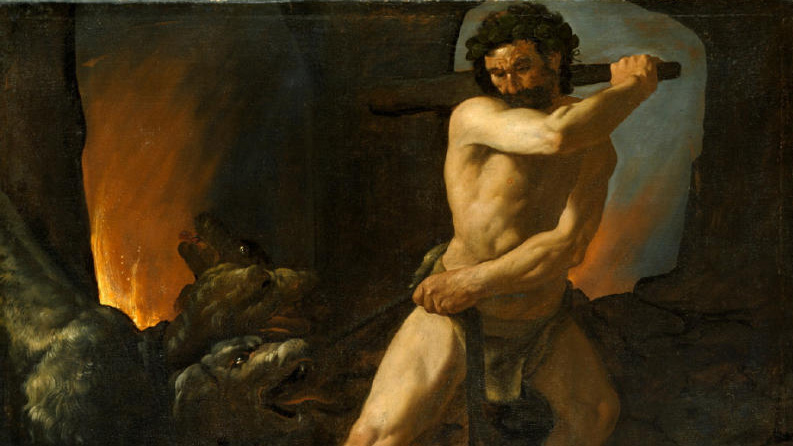 Hércules y el can Cerbero. Francisco de Zurbarán, 1634. Museo del Prado.