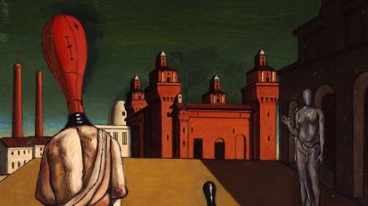 Unsettling Muses, by Giorgio De Chirico, 1918. Private Collection.