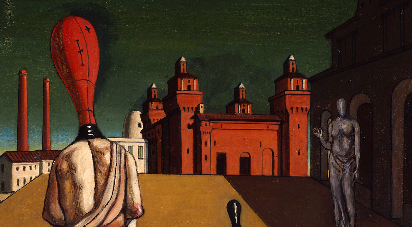 Unsettling Muses, by Giorgio De Chirico, 1918. Private Collection.