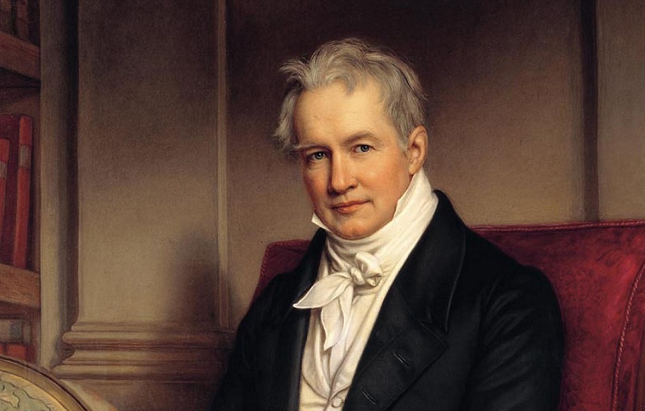 Alexander von Humboldt, pintado por Joseph Stieler, 1843.