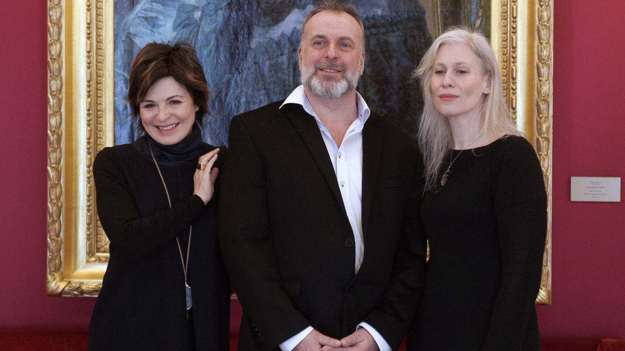 Anna Caterina Antonacci, David McVicar y Alexandra Deshorties. Foto: Javier del Real.